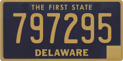DE license plate 797295