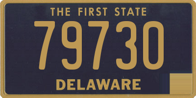 DE license plate 79730