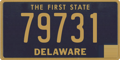 DE license plate 79731