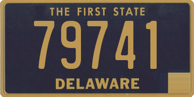 DE license plate 79741