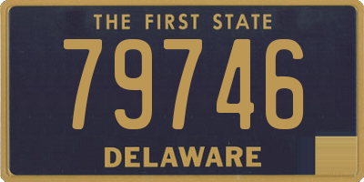 DE license plate 79746