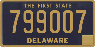 DE license plate 799007