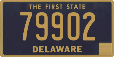 DE license plate 79902