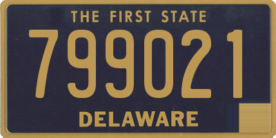 DE license plate 799021
