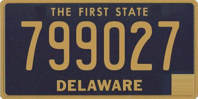 DE license plate 799027