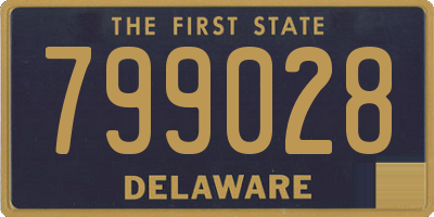 DE license plate 799028