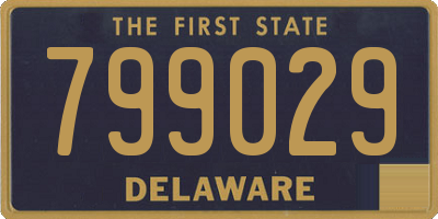 DE license plate 799029