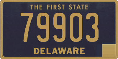 DE license plate 79903