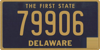 DE license plate 79906