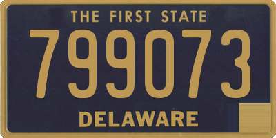 DE license plate 799073