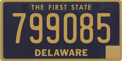 DE license plate 799085