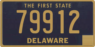 DE license plate 79912