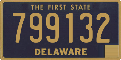 DE license plate 799132