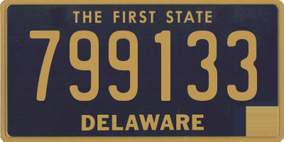 DE license plate 799133