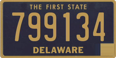 DE license plate 799134