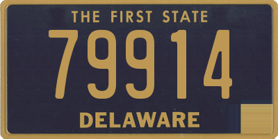 DE license plate 79914