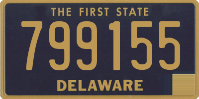 DE license plate 799155
