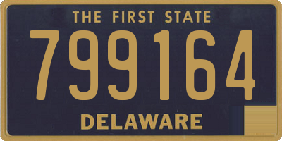 DE license plate 799164