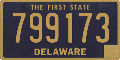 DE license plate 799173