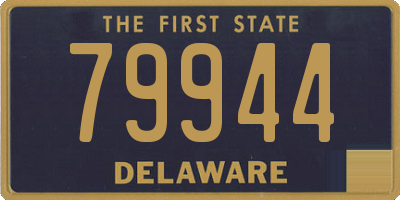 DE license plate 79944