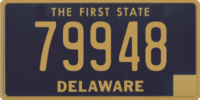 DE license plate 79948