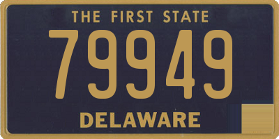 DE license plate 79949