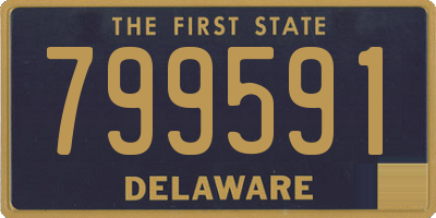 DE license plate 799591