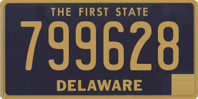DE license plate 799628