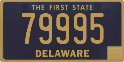 DE license plate 79995