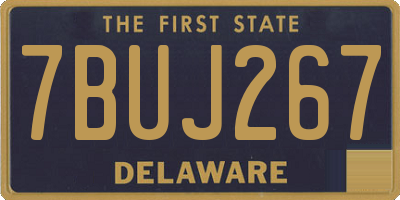 DE license plate 7BUJ267