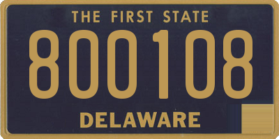 DE license plate 800108