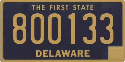 DE license plate 800133