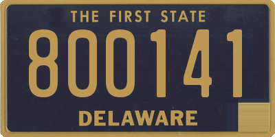 DE license plate 800141