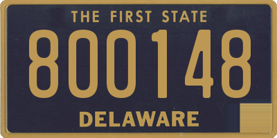 DE license plate 800148