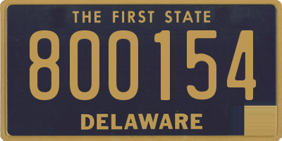 DE license plate 800154