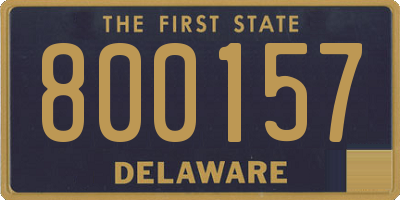 DE license plate 800157