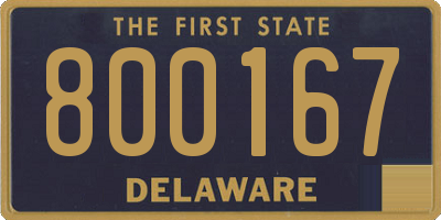DE license plate 800167