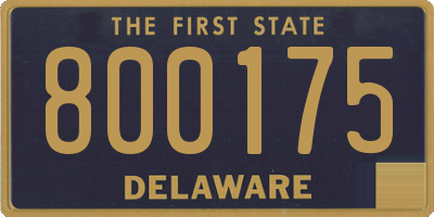 DE license plate 800175
