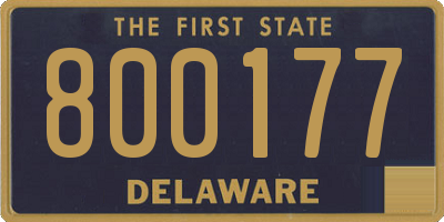 DE license plate 800177