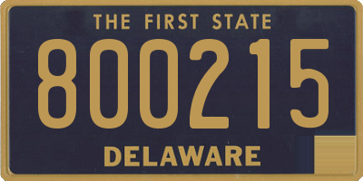 DE license plate 800215