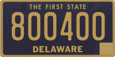 DE license plate 800400