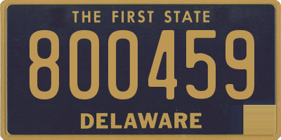 DE license plate 800459