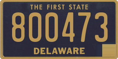 DE license plate 800473