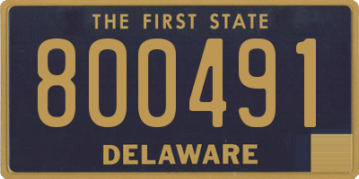 DE license plate 800491