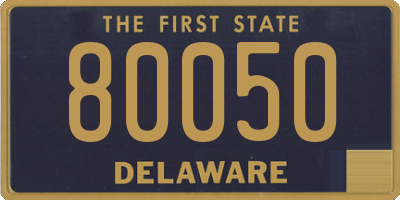 DE license plate 80050