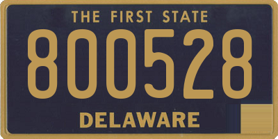 DE license plate 800528