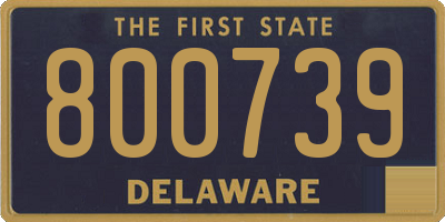 DE license plate 800739