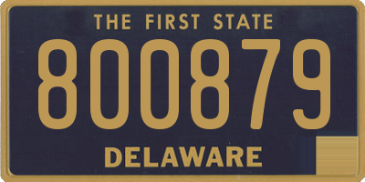 DE license plate 800879