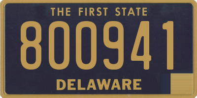 DE license plate 800941
