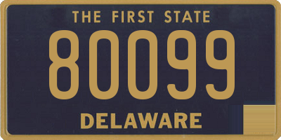 DE license plate 80099